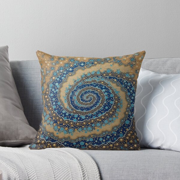 Item preview, Aboriginal Inspired Dot Art - Wavy Whirlwind of Pathways designed and sold by GrinGalore.