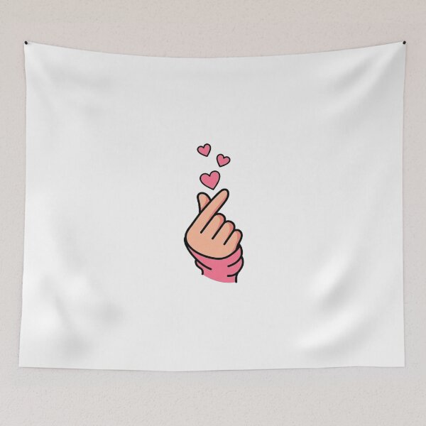 Item preview, Cute Korean Finger Heart 2 designed and sold by xMErCUrY03x.