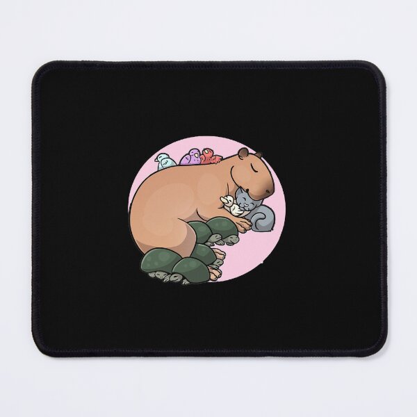Item preview, Capybara Snuggles Art for Men Women Kids , Capybara Gift Lover designed and sold by DZIRI NAJAT.