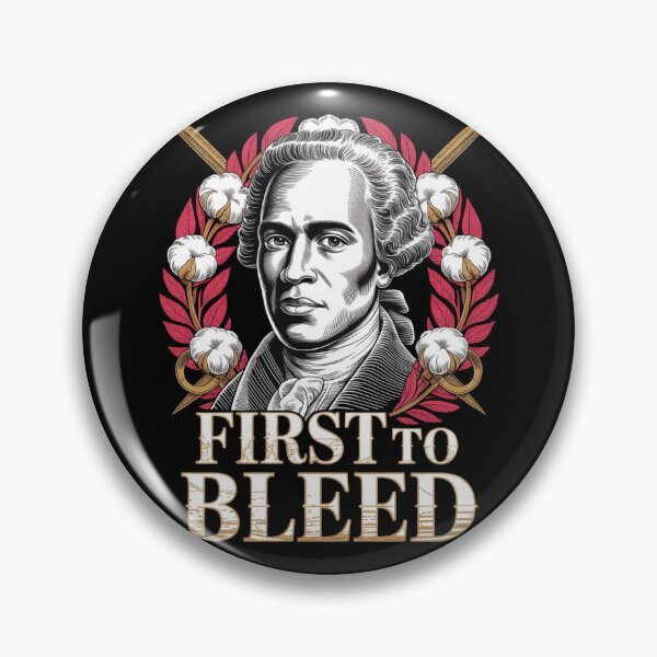Item preview, First to Bleed Revolutionary Portrait - Black History Heritage designed and sold by DarylWelsh2024.