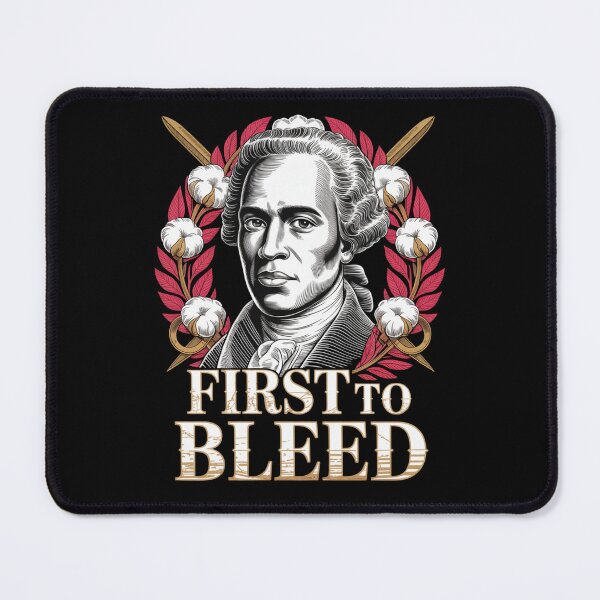 Item preview, First to Bleed Revolutionary Portrait - Black History Heritage designed and sold by DarylWelsh2024.