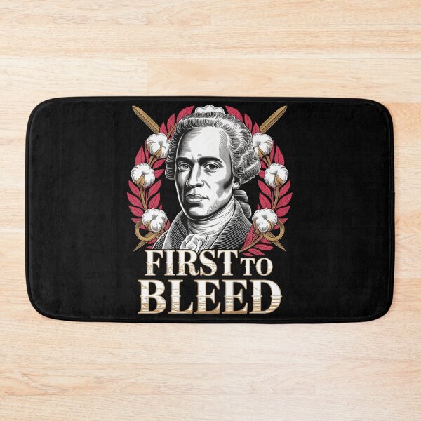 Item preview, First to Bleed Revolutionary Portrait - Black History Heritage designed and sold by DarylWelsh2024.