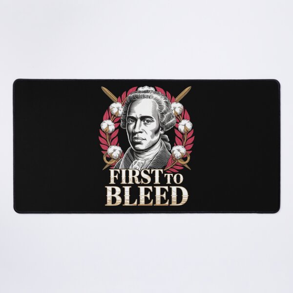 Item preview, First to Bleed Revolutionary Portrait - Black History Heritage designed and sold by DarylWelsh2024.