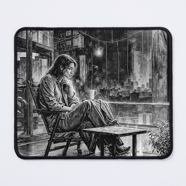 Item preview, Urban Serenity Through the Window black and white#3 designed and sold by Helios Be. Lavsh.