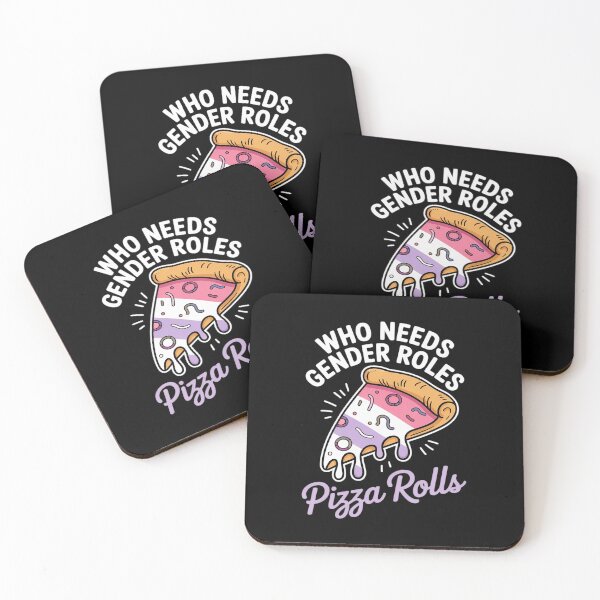 Item preview, Genderfluid Nonbinary Gender Roles Pizza Rolls Queer Pride designed and sold by MarkLeedsArt.