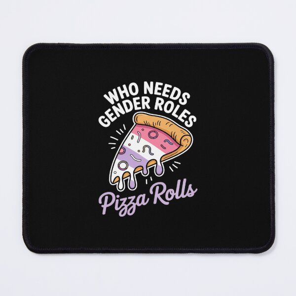 Item preview, Genderfluid Nonbinary Gender Roles Pizza Rolls Queer Pride designed and sold by MarkLeedsArt.