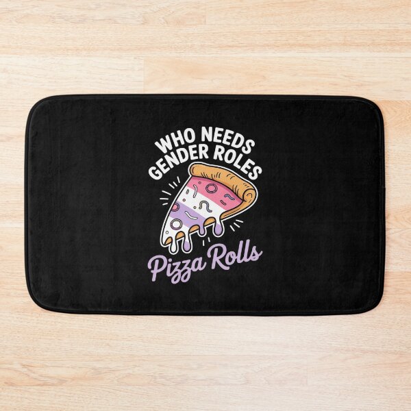 Item preview, Genderfluid Nonbinary Gender Roles Pizza Rolls Queer Pride designed and sold by MarkLeedsArt.