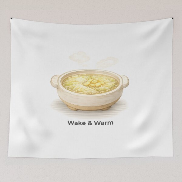 Item preview, Wake & Warm – Ginger & Napa Cabbage Hot Pot  Saishoku-Kenbi – Nabe Wellness #09 designed and sold by Yohei-Studio.