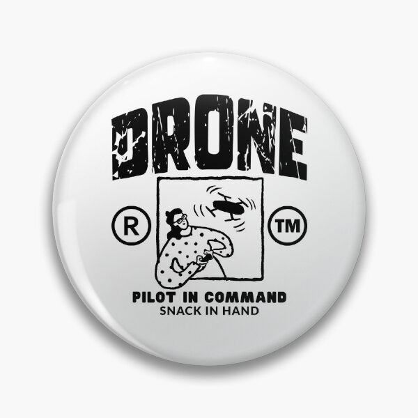 Item preview, Drone : pilot in command snack in hand designed and sold by Peerless-Prime.