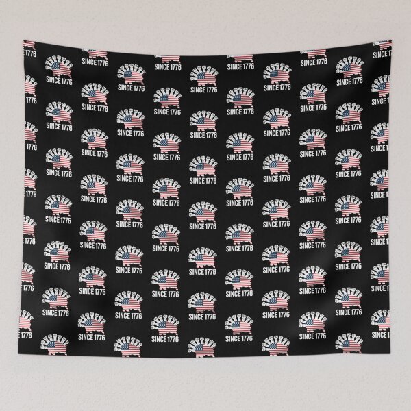 Item preview, American Bison Flag Silhouette - Patriotic Wildlife Heritage Design designed and sold by DarylWelsh2024.