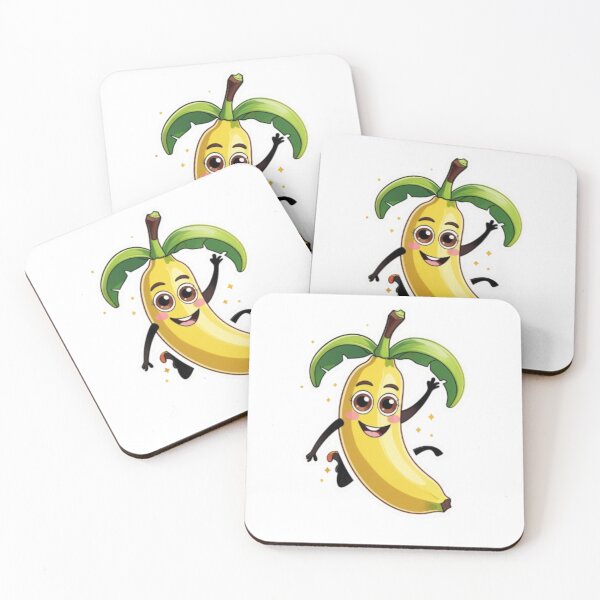 Item preview, Cute Kawaii Dancing Banana Sticker designed and sold by MiniPrintMagic.