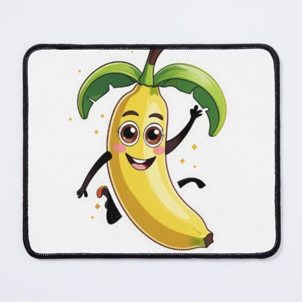 Item preview, Cute Kawaii Dancing Banana Sticker designed and sold by MiniPrintMagic.
