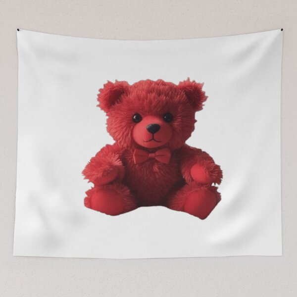 Item preview, Cute Red Teddy Bear designed and sold by Artstyle51.