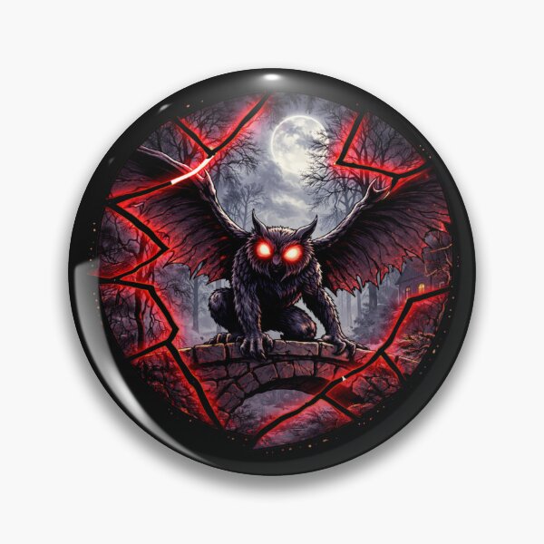 Item preview, Mothman Shattered Circle Art designed and sold by Planetporridge.