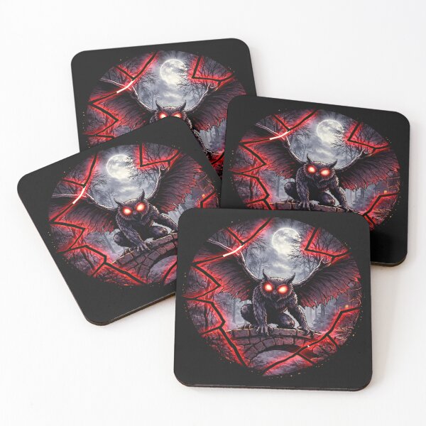 Item preview, Mothman Shattered Circle Art designed and sold by Planetporridge.