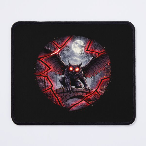 Item preview, Mothman Shattered Circle Art designed and sold by Planetporridge.
