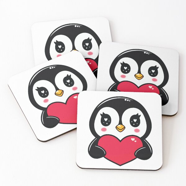 Item preview, Penguin Holding Heart designed and sold by Marshallamoakohene.