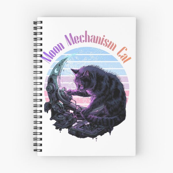 Item preview, Moon Mechanism Cat designed and sold by Lavender-Kitty.