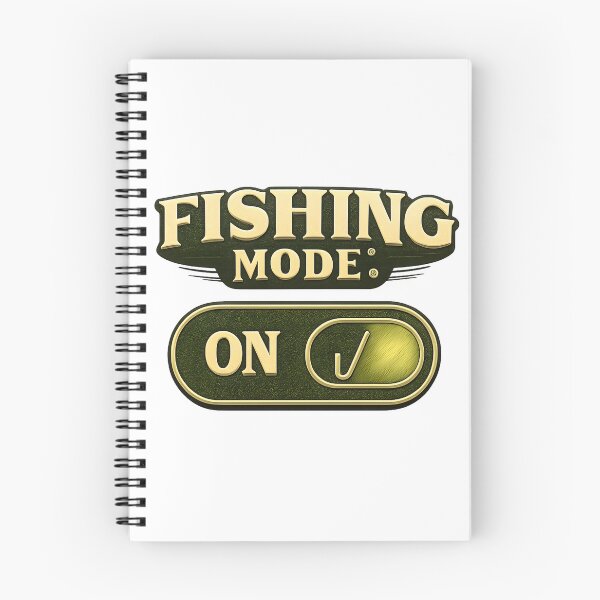 Artikelvorschau, Fishing Mode ON – Angler Humor T-Shirt für echte Fischer entworfen und verkauft von SVALANART.