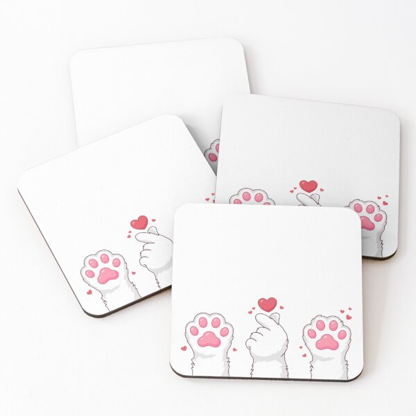 Item preview, Cat Cute Korean Finger Heart designed and sold by xMErCUrY03x.