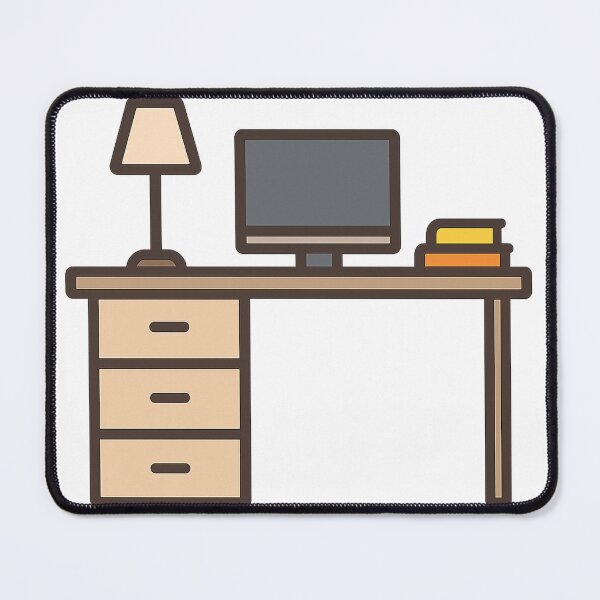 Item preview, Minimal Office Desk – Modern Workspace Tee designed and sold by mbmstores.