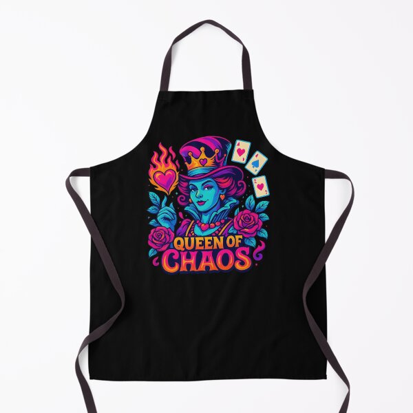 Artikelvorschau, Queen of Chaos – Mächtige Wonderland Königin Illustration entworfen und verkauft von SVALANART.