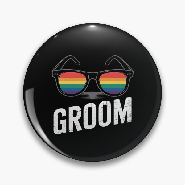 Item preview, Groom Bachelor Party LGBT Same Sex Gay Wedding Husband designed and sold by MarkLeedsArt.
