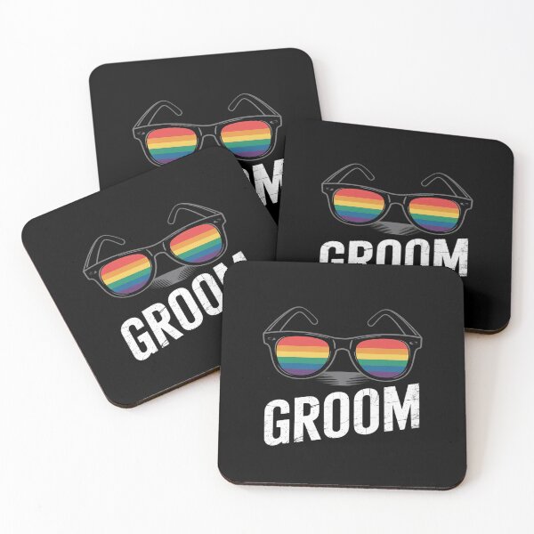 Item preview, Groom Bachelor Party LGBT Same Sex Gay Wedding Husband designed and sold by MarkLeedsArt.