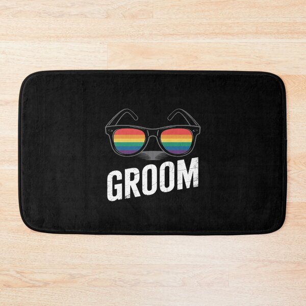 Item preview, Groom Bachelor Party LGBT Same Sex Gay Wedding Husband designed and sold by MarkLeedsArt.
