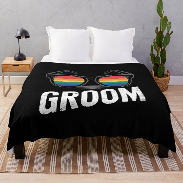 Item preview, Groom Bachelor Party LGBT Same Sex Gay Wedding Husband designed and sold by MarkLeedsArt.