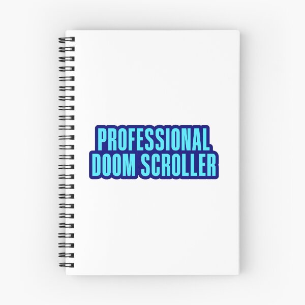 Item preview, Professional Doom Scroller, Blue Outline designed and sold by Memes N Lore .