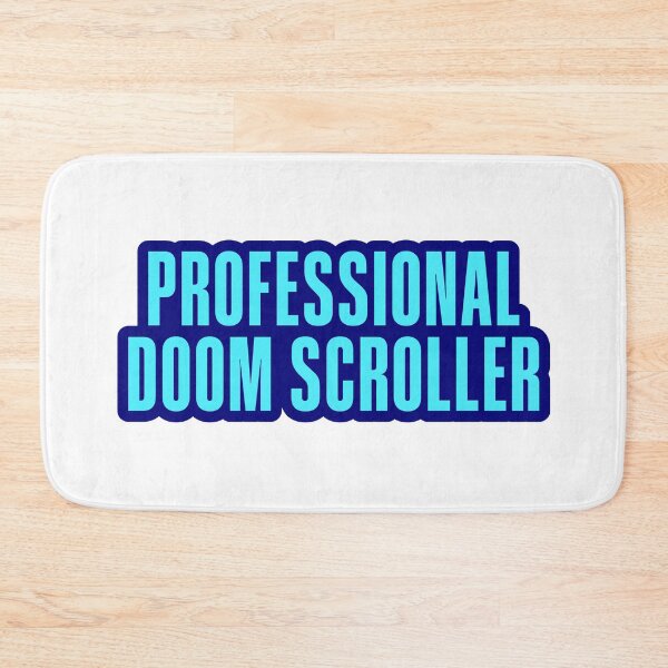 Item preview, Professional Doom Scroller, Blue Outline designed and sold by Memes N Lore .