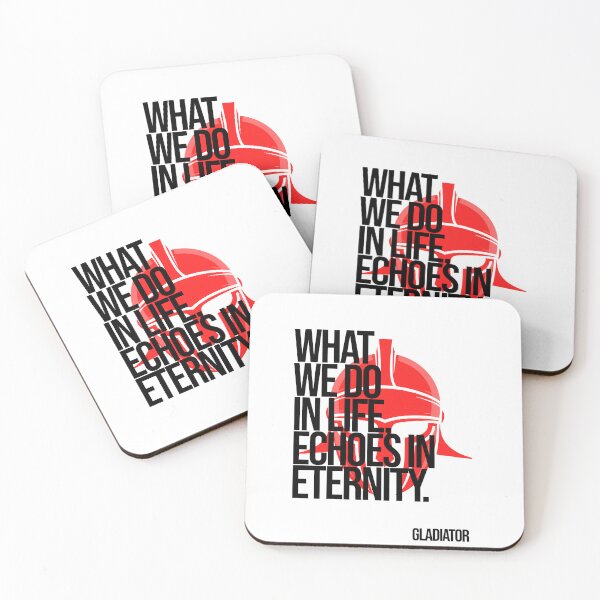 Item preview, What We Do in Life Echoes in Eternity (Gladiator Quote) designed and sold by Enea Kelo.