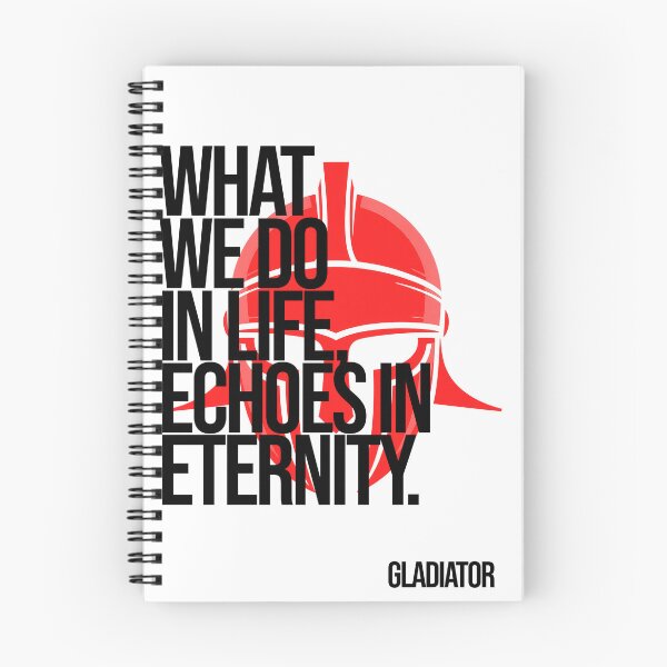Item preview, What We Do in Life Echoes in Eternity (Gladiator Quote) designed and sold by Enea Kelo.