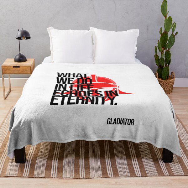 Item preview, What We Do in Life Echoes in Eternity (Gladiator Quote) designed and sold by Enea Kelo.