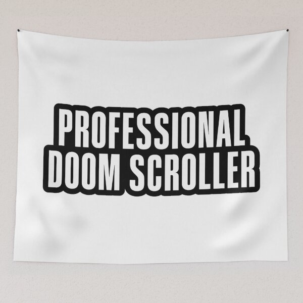 Item preview, Professional Doom Scroller, Outline designed and sold by Memes N Lore .