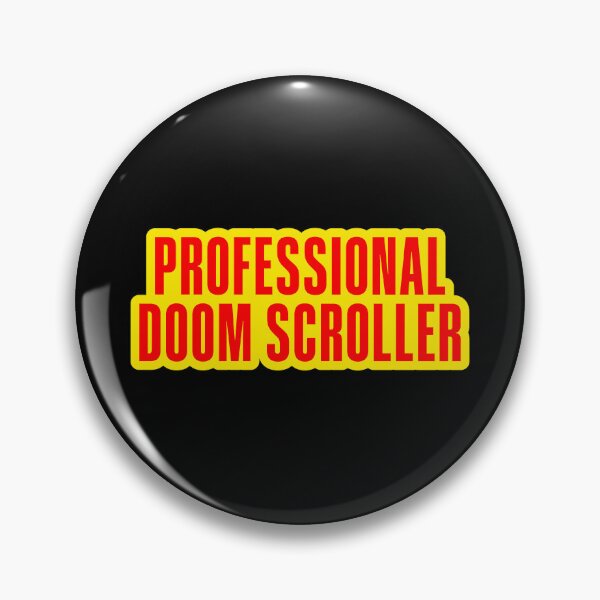 Item preview, Professional Doom Scroller, Yellow Outline designed and sold by Memes N Lore .
