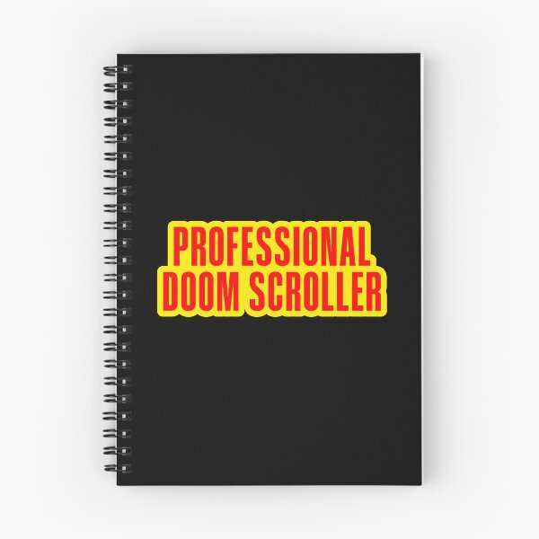 Item preview, Professional Doom Scroller, Yellow Outline designed and sold by Memes N Lore .