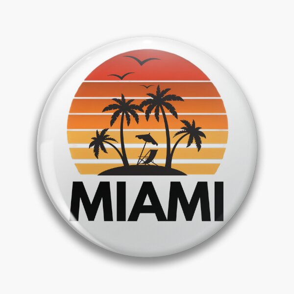 Item preview, Miami Retro Beach Sunset designed and sold by Thread&Fable.