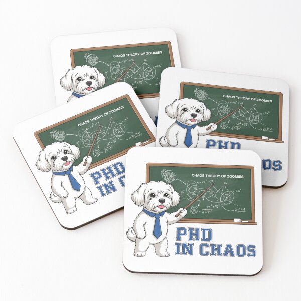 Item preview, Chaotic Maltipoo Science of Chaos designed and sold by TobyTheMaltipoo.