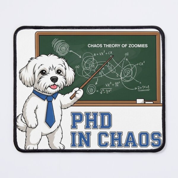 Item preview, Chaotic Maltipoo Science of Chaos designed and sold by TobyTheMaltipoo.