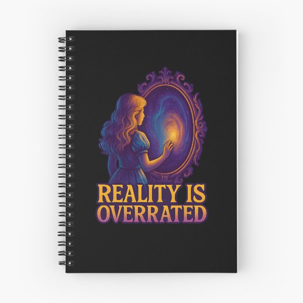 Item preview, Reality Is Overrated – Magical Mirror Fantasy Art designed and sold by SVALANART.