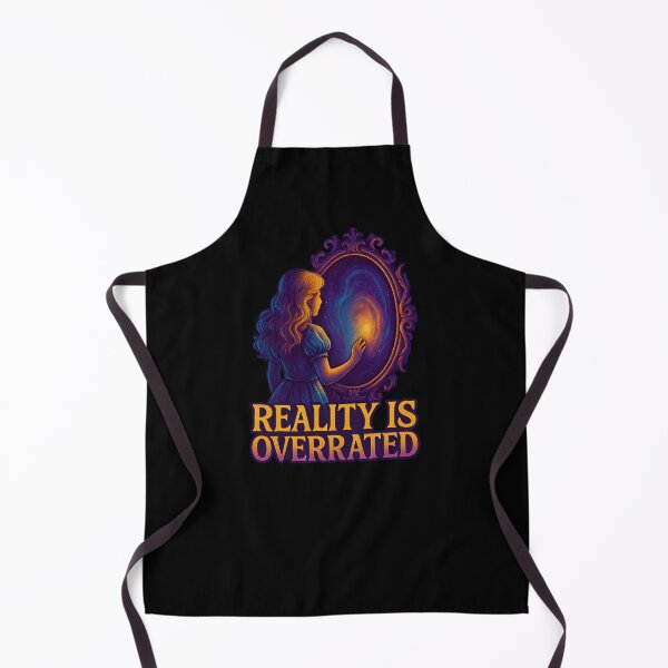 Item preview, Reality Is Overrated – Magical Mirror Fantasy Art designed and sold by SVALANART.