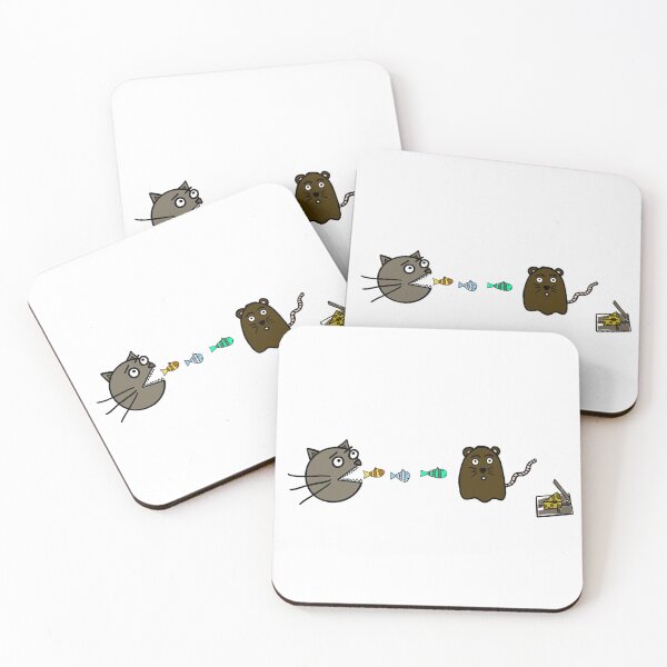 Item preview, PAC cat and mouse designed and sold by Dance Beneath The Stars Designs.