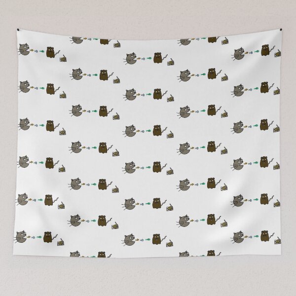 Item preview, PAC cat and mouse designed and sold by Dance Beneath The Stars Designs.
