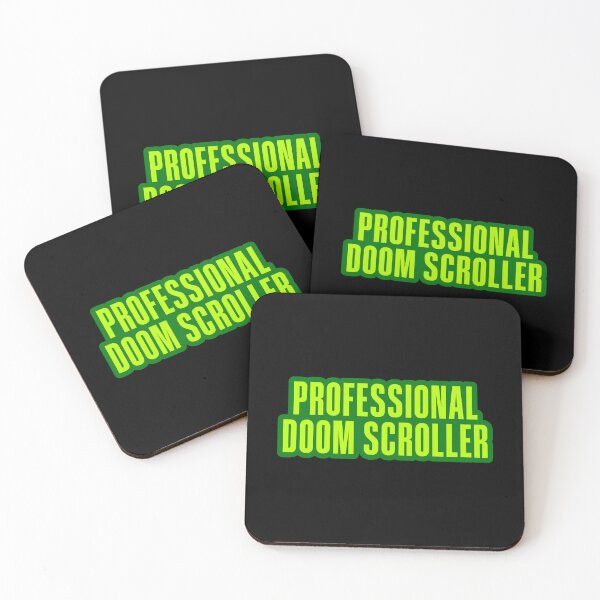 Item preview, Professional Doom Scroller, Green Outline designed and sold by Memes N Lore .