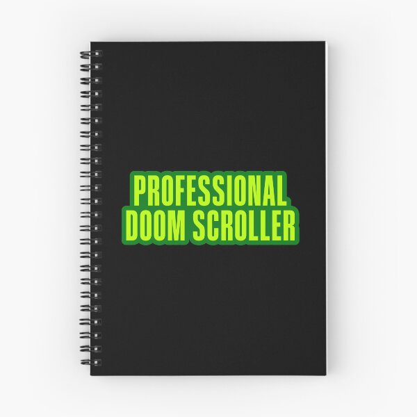 Item preview, Professional Doom Scroller, Green Outline designed and sold by Memes N Lore .