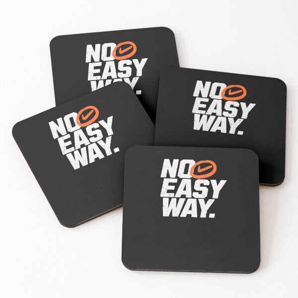 Item preview, No Easy Way – Hustle & Grind Motivation Quote designed and sold by Axivra.