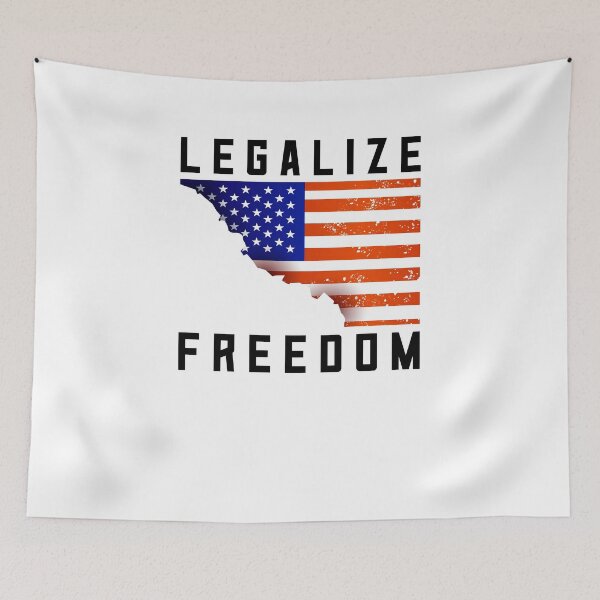 Item preview, Legalize Freedom V2 designed and sold by TeeTimeGuys.