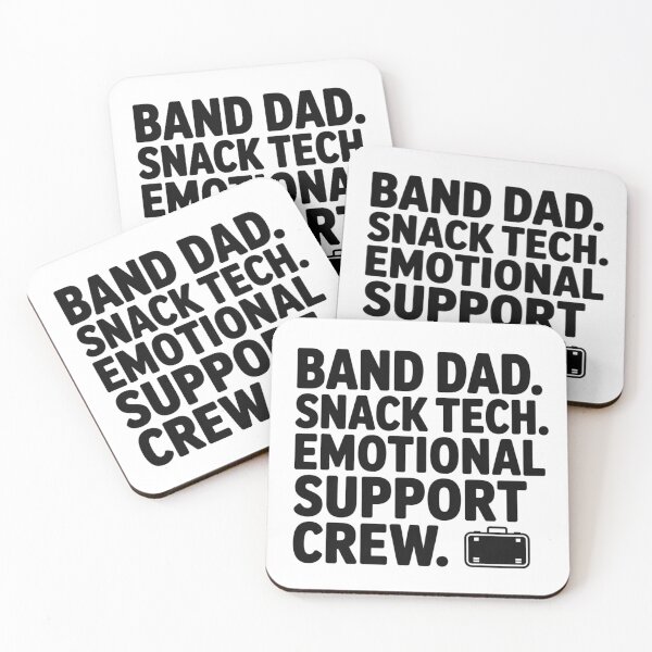 Item preview, "Band Dad Duties – Music Crew Tee" designed and sold by oldrockerdudes.